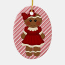 Search for gingerbread girl christmas tree decorations Red