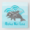 Search for dolphin clocks Watercolor