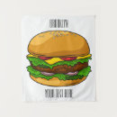 Search for cartoon burger art Hamburger