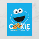 Search for cookie monster sesame street postcards Children learning show