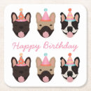 Search for french bulldog coasters Pink