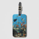 Search for scuba diving luggage tags Coral reef