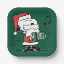 Search for santa claus paper plates Charles schulz
