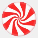 Search for christmas mint candy stickers Red and white
