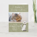 Search for cat fathers day cards Green