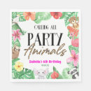 Search for tropical napkins Birthday party