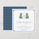 Search for elegance monogram square invitations Winter