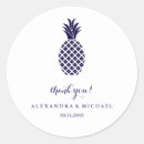Search for pineapple wedding stickers Elegant