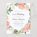 Search for peach birthday invitations Script