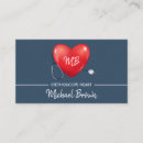 Search for healthcare business cards Stethoscope