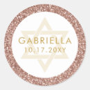 Search for gold star glitter stickers Star of david