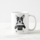 Search for cute french bulldog mugs Black and white