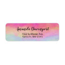 Search for colorful return address labels Watercolor
