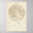 Search for moon map posters Vintage