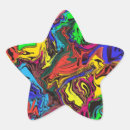 Search for abstracts star stickers Black