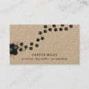 Search for dog grooming business cards Paw
