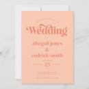 Search for peach and blue wedding invitations Minimalist