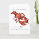 Search for funny lobster cards Shellfish