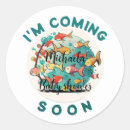 Search for fish baby shower stickers Colourful