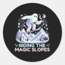 Search for fun on a snowboard stickers Shred the mountain