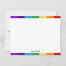 Search for flag horizontal note cards Rainbow