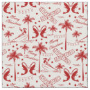 Search for tropical christmas fabric Santa claus