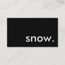 Search for snowing business cards Customer
