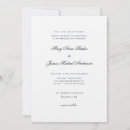 Search for formal navy blue wedding invitations Calligraphy
