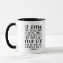 Search for be strong and courageous mugs Joshua 1 9