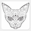 Search for skull face stickers Cat