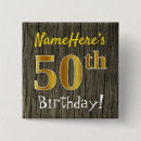 Search for 50th birthday badges Fifty years old