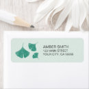 Search for ginkgo return address labels Simple