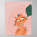 Search for funny cartoon cat posters Animal