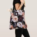 Search for floral tote bags Burgundy
