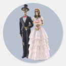 Search for skeleton bride and groom stickers Gothic