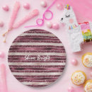 Search for pink christmas paper plates Stripes