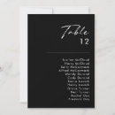Search for elegant script font table cards For her