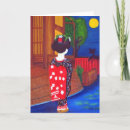 Search for geishas cards Kimono