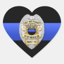Search for heart line stickers Police