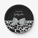 Search for giraffe print plates Girly