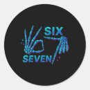 Search for phone number stickers Six seven pattern