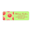 Search for grapefruit return address labels Summer