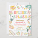 Search for splash pad birthday invitations Swimming