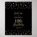 Search for 100th birthday posters Gold