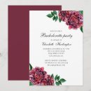 Search for dahlia flower invitations Burgundy