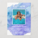Search for purple and turquoise birthday invitations Watercolor