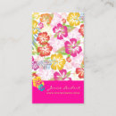 Search for hibiscus flower business cards Blue