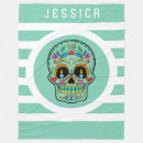 Search for sugar skull blankets White
