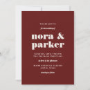 Search for burgundy and ivory wedding invitations For her