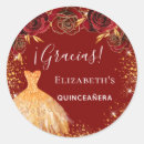 Search for red dress stickers Red and gold